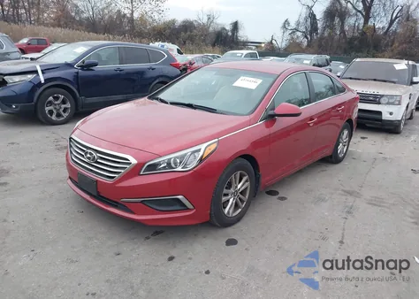 2017 Hyundai Sonata Se из США, поврежденный, VIN 5NPE24AF7HH476738